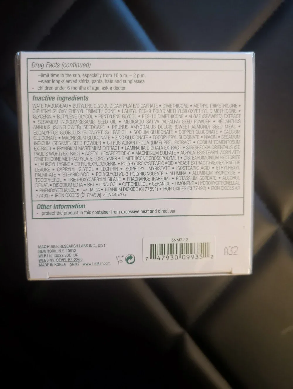 NIB La Mer The Luminous LiftingCushion Foundation SPF 20(24g/lncludes Refill)